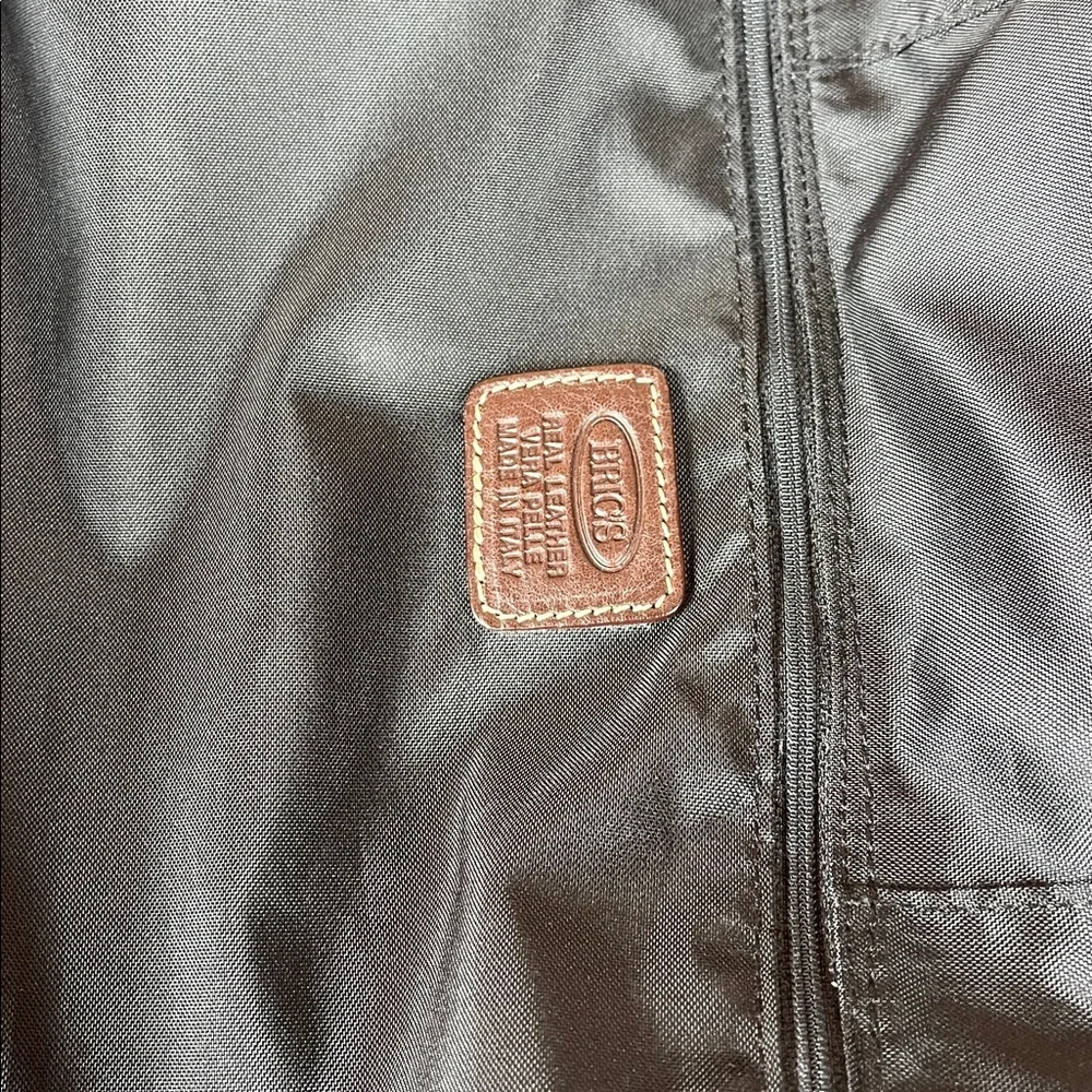 BRIC’S Large Brown Leather Garment Travel Bag – Made in Italy - With Accessories